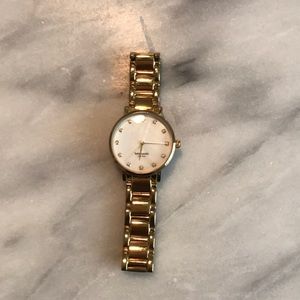 Gold Kate spade watch